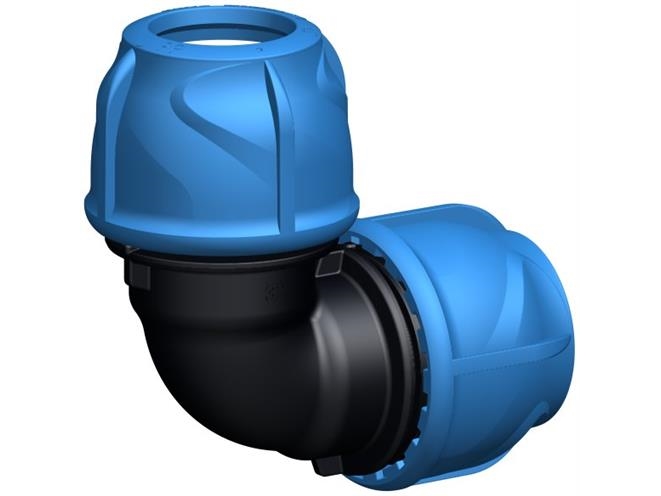 +GF+ iJOINT 20 mm fin 90°, PP, PN16 | Beslag | GameStuff