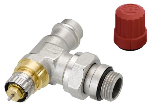 Danfoss RA-N press radiatorventil 15 mm, vinkelløbende, 013G3237