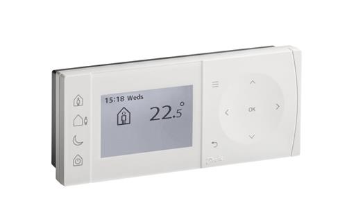 Danfoss TPOne-M kloktermostat 230V netforsynet. Hvid