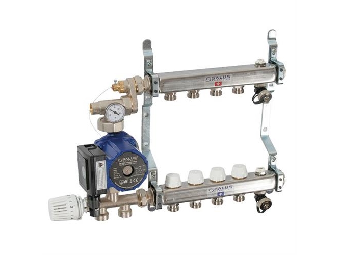 Salus GVU komplet shunt til gulvvarme, til 5 kredse kredse