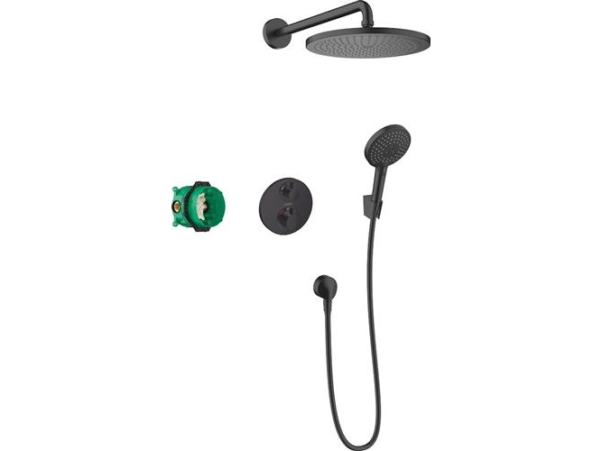 hansgrohe Croma 280 dold uppsättning, matt svart | VVS Artiklar - Badrum - Duschset & Tillbehör | GameStuff
