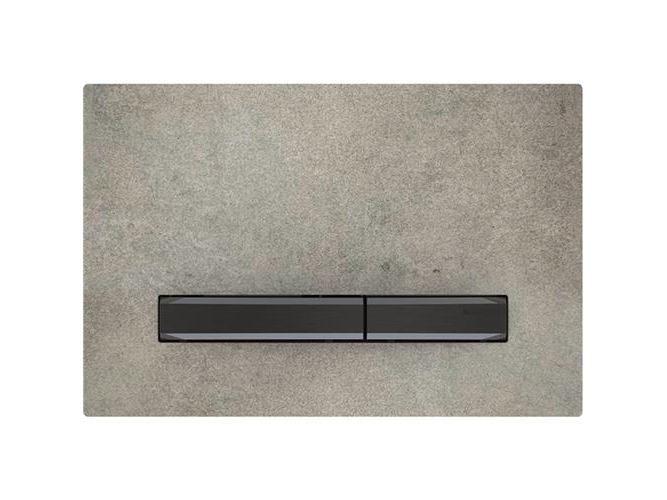Geberit SIGMA50 betjeningsplade 246x164x14mm sort krom/ beton
