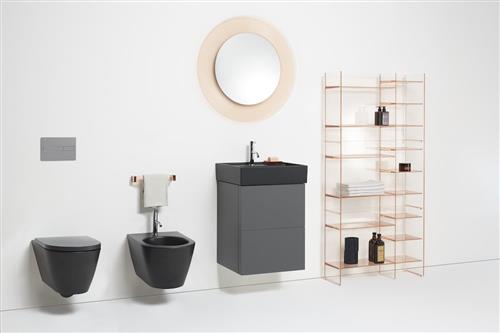 Kartell Laufen toiletsæde softclose og quick release, sort