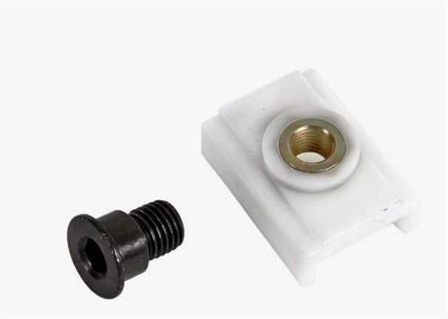 Gleiter Ts92 93 Für Gleitschiene Weiß Kunststoff