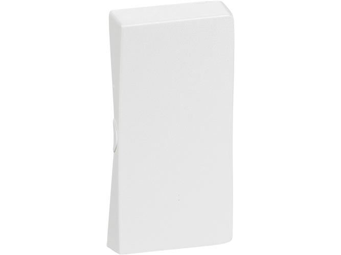 FUGA tangent for krone afbryder 1-pol med lampe, dobbelt korrespondance, hvid