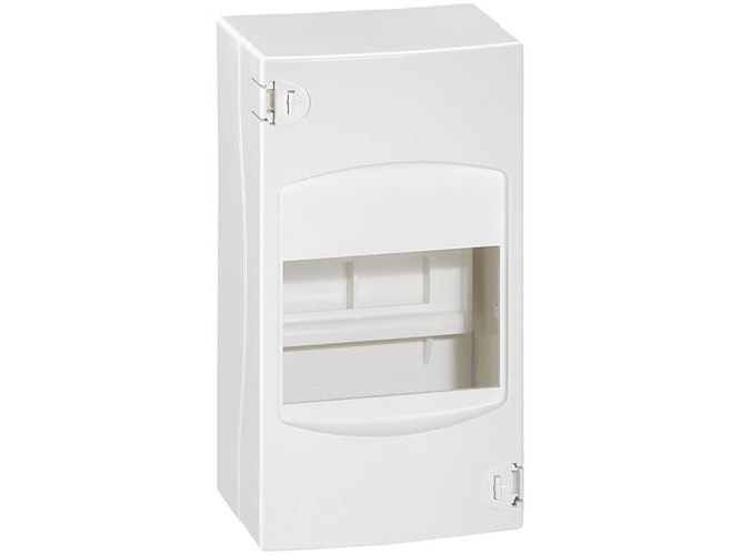 Legrand Ekinoxe gruppetavle med jord og 1x4 moduler i hvid