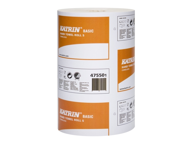 Handtuchpapier Katrin 475505 Basic Kernlos S Karton Mit 12 Rollen
