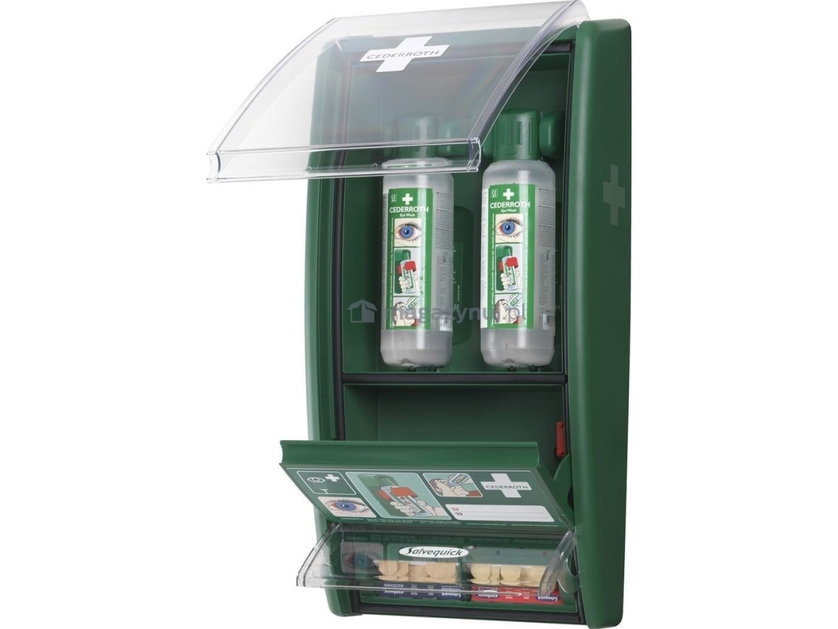Cederroth Øjenskyllestation - komplet | Kläder & Säkerhet - Säkerhetsutrustning - Första hjälpen | GameStuff
