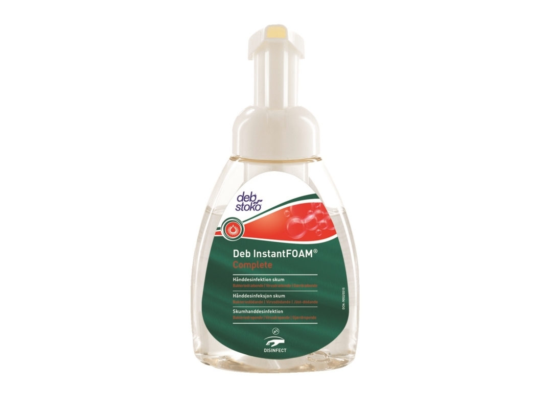 Deb Stoko, InstantFOAM Complete hånddesinfektion, i pumpeflaske, 250 ml