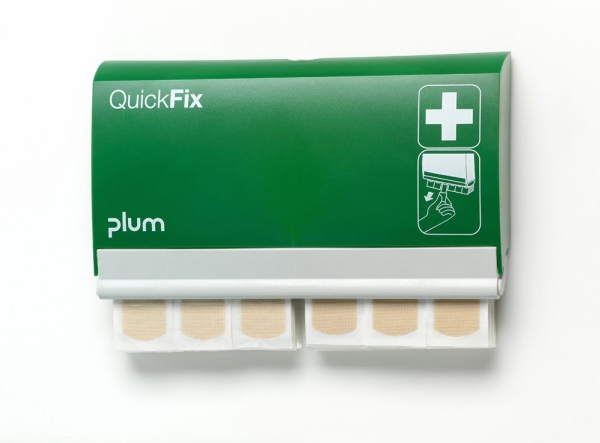 Plaster, Plum, Dispenser W/Elastic Polyacryle, Grøn