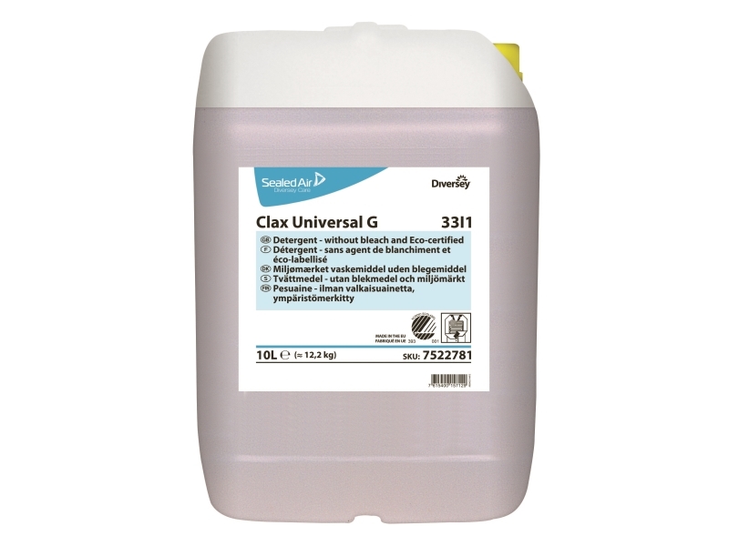 Tøjvask Flydende Clax Universal G Svanemærket Uden Parfume/Blegemiddel 10 Ltr.
