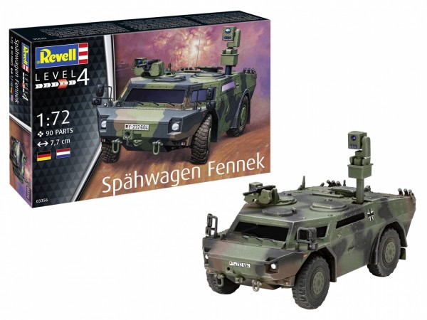 Revell - Spähwagen Fennek Byggesæt - 1:72 - Level 4 - 03356