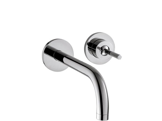 Hansgrohe AXOR Uno 2-huls håndvaskarmatur til væg, 225 mm tud