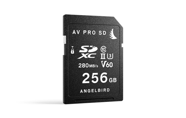 Angelbird Technologies Av Pro Sd V60 Mk2, 256 Gb, Sdxc, Uhs-Ii, 280 Mb/S, 160 Mb/S, V60