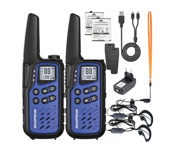 Baofeng BF-T25E Mørkeblå walkie-talkie | Tele & GPS - Hobbyradio - Walkie talkie | GameStuff