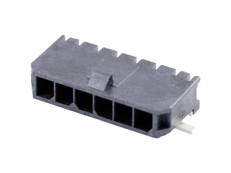 Molex Indbygningsstiftliste (standard) Samlet antal poler 6 Rastermål: 3.00 mm 436500612 1 stk Tape on Full reel