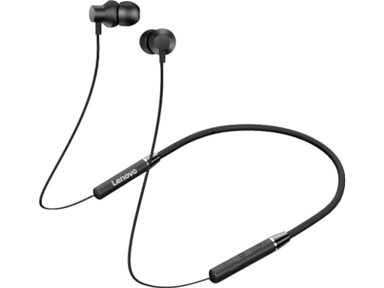 Lenovo Wireless Bluetoo Th Earphone He05 Black