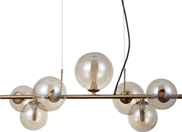 Hängeleuchte Italux Canello Pnd-406007-7-Hbr Salonleuchte Messing