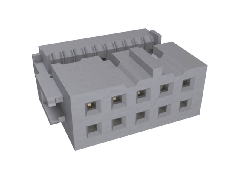 Fci 71600-310Lf Polverbinder Mit Zugentlastung Rasterweite: 2,54 Mm Gesamtzahl Der Pole: 10 Anzahl Der Reihen: 2 1 Stück