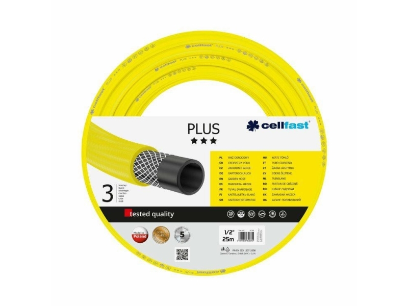 Cellfast Garden Hose Plus Size: 1" Length: 50M
