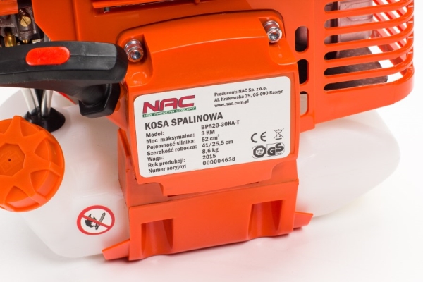 Nac Benzindrevet Fræser 3 Hk Med Delt Aksel Antivibrationssystem (Bp520-30Ka-T)