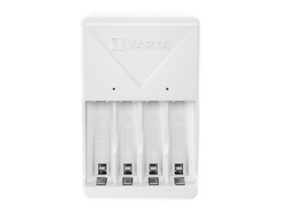 Varta Easy Charger - 4,5 Timer Batterioplader - (For 2/4Xaa/Aaa) + Batteri 4 X Aa Type - Nimh - 2100 Mah (Europlug)