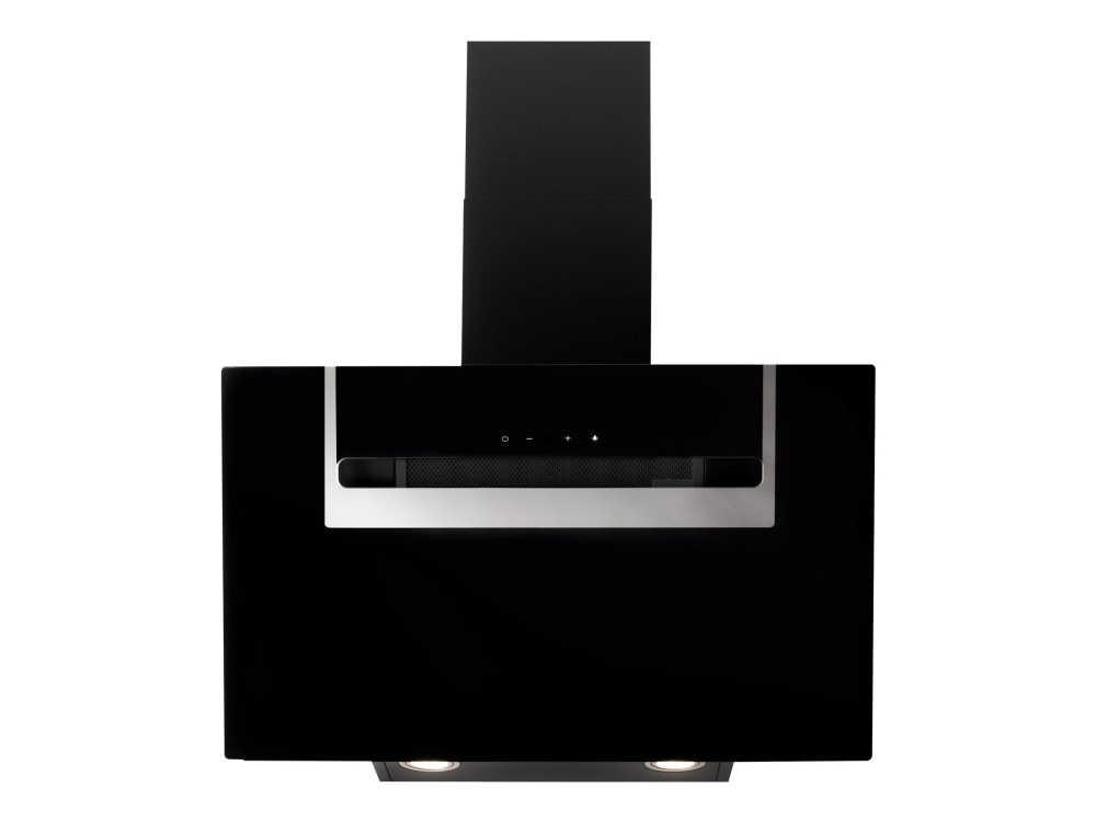 Eico Ancona 60 N - Abzugshaube - Schornstein Schräg - Breite: 60 Cm - Tiefe: 42,2 Cm - Umluft - Mit Innenmotor - Schwarzes Glas