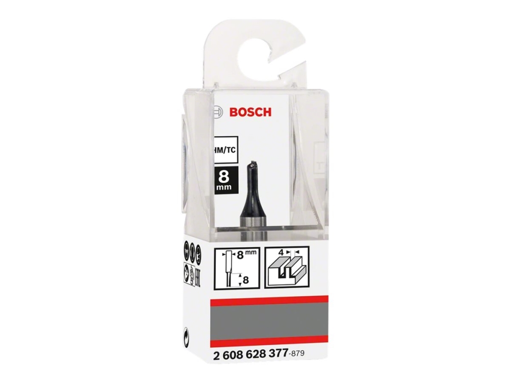 Bosch Nutfräser 8 Mm, D1 4 Mm, L 8 Mm, G 51 Mm 2608628377 Schaft-Ø 8 Mm (2608628377)