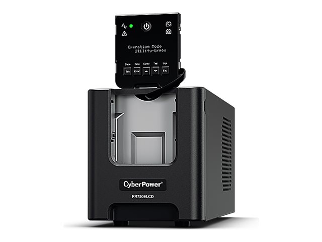 CyberPower Professional Tower Series PR750ELCD - UPS - 675 Watt - 750 VA - 7 Ah - RS-232, USB - utgångskontakter: 6