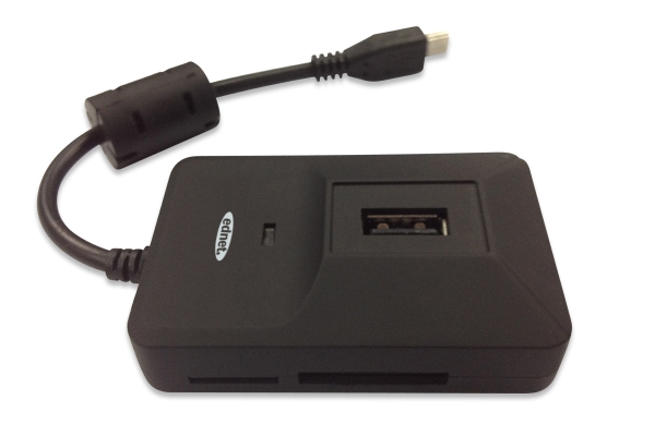 Ednet 31516, Hukommelsesstick (Ms), Microsd (Transflash), Mmc, Sd, Sdhc, Sort, Usb 2.0, 45 Mm, 65 Mm, 15 Mm