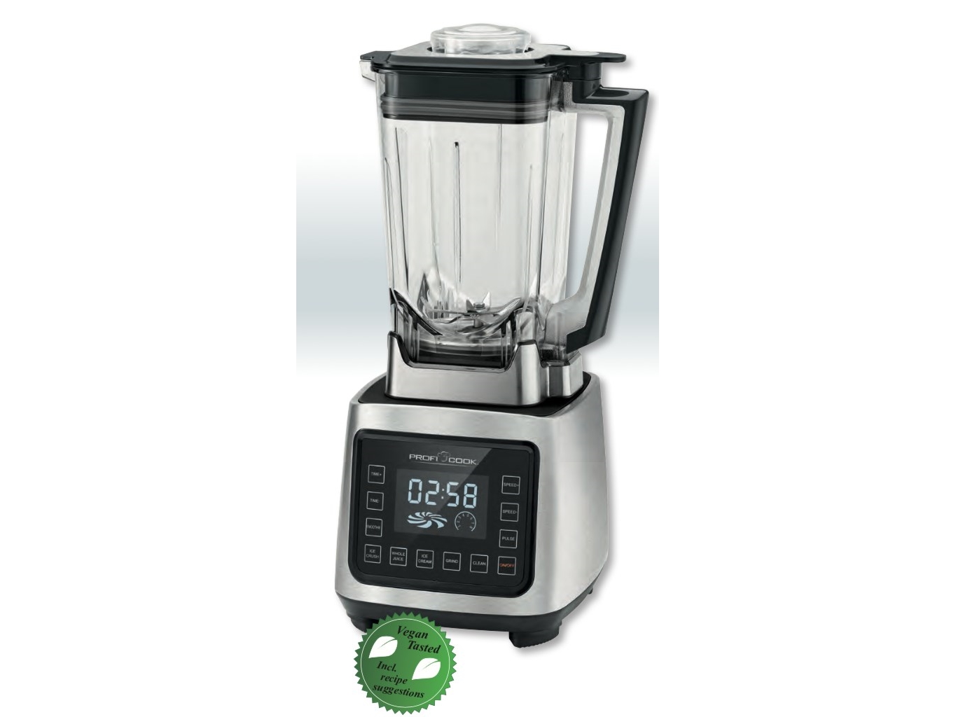 Proficook Pc Um 1127 Bordplade Blender 2 L Impulsfunktion Knusning Af Is 2000 W Sort Rustfrit Stål