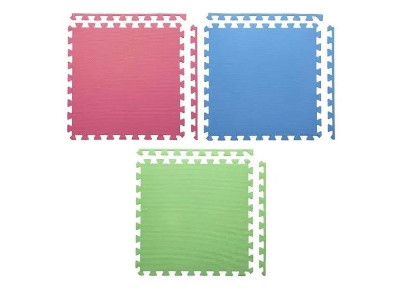 One Fitness Mat puzzle 9 pcs green-blue-red (17-63-082)