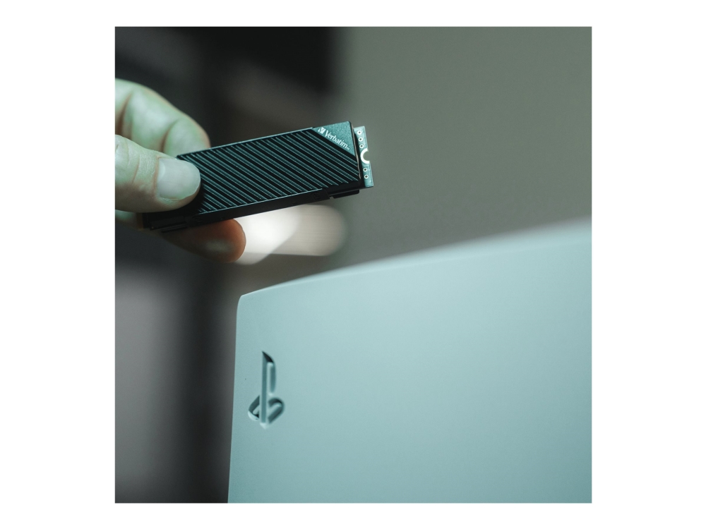 Verbatim Vi7000g Ssd Intern 2280 Pcie Nvme Integreret Kølelegeme For Sony Playstation
