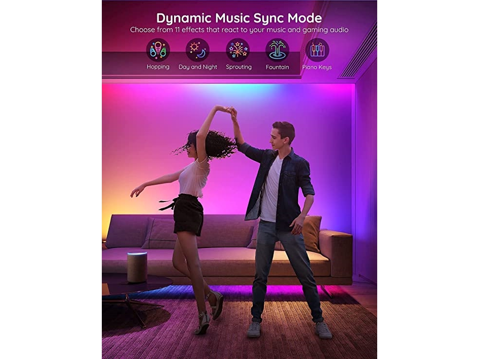 Govee RGBIC Basic Wi-Fi + Bluetooth LED Strip Lights (5 Meter) | Govee | GameStuff