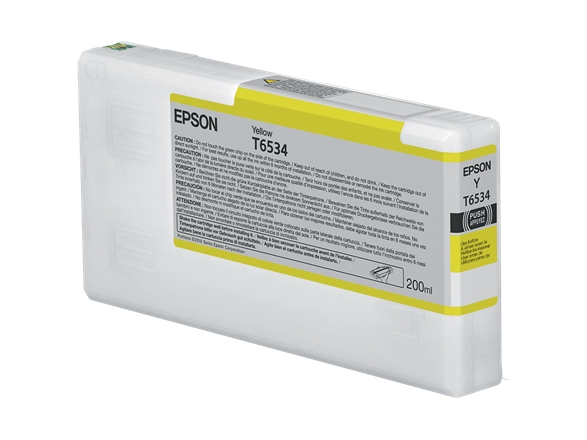 Epson C13t653400 - Blækpatron - 1 X Gul - Gul (T653400)