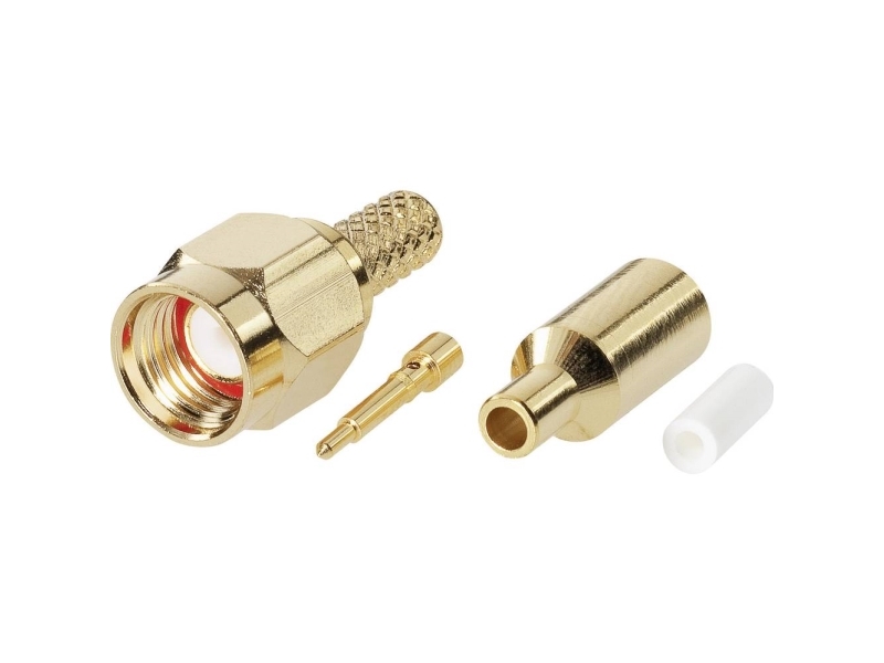 Tru Components 1579346 Sma-Stecker Stecker, Gerade 50 Ω 1 Stück