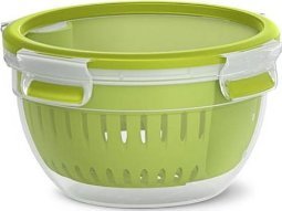 Emsa Clip & Go, Box, Rund, 1,1 L, Transparent, Deutschland, 167 Mm