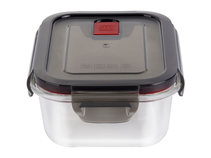 Zwilling 39506-001, Kasse, Firkant, 0.6 L, Transparent, Glas, Plast, Plast, Plast