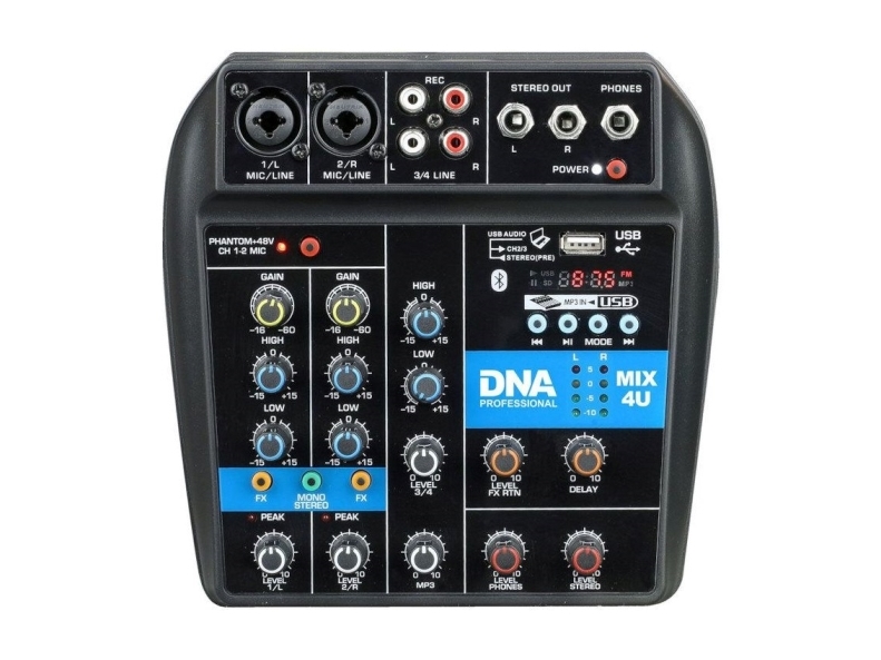 DNA DNA MIX 4U USB MP3 Bluetooth analog mixer