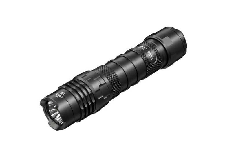 Nitecore P10ix, Hånd Lommelygte, Sort, Aluminium, Knapper, 2 M, 1 M