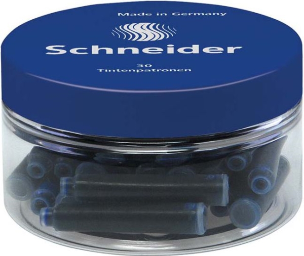 Schneider pennepatroner 30 stk. blå SR6703