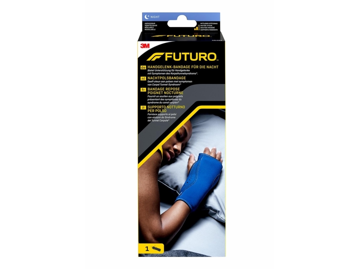 3M 48462Dabi, Handgelenk, Splint, Universalgröße, Nylon, Polyester, Spandex, Blau, Rechts