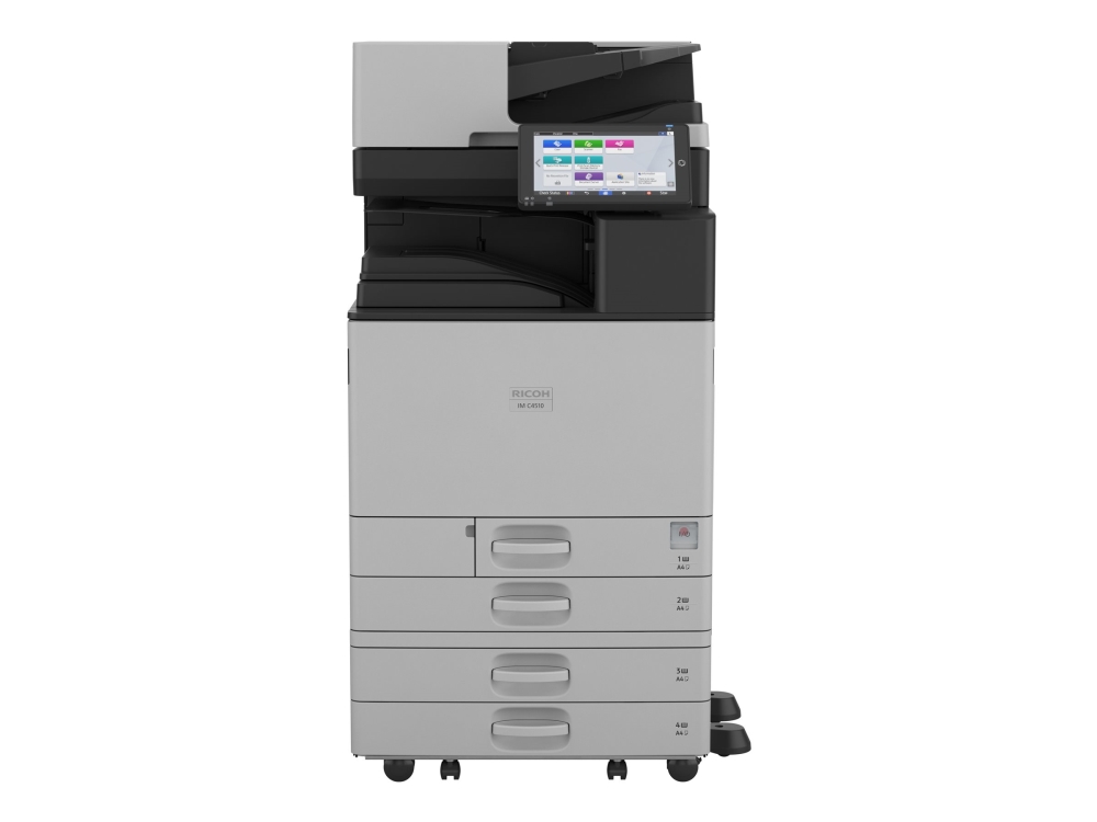 Ricoh Im C4510(A) - Printer - Farve - Laser - A3 - 4800 X 1200 Dpi Op Til 45 Spm (Farve) - Kapacitet: 500 Ark - Lan, Usb