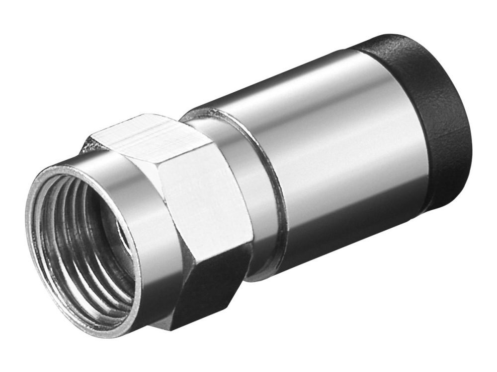 Wentronic Goobay - Antennenanschluss - F-Stecker Stecker (12269)