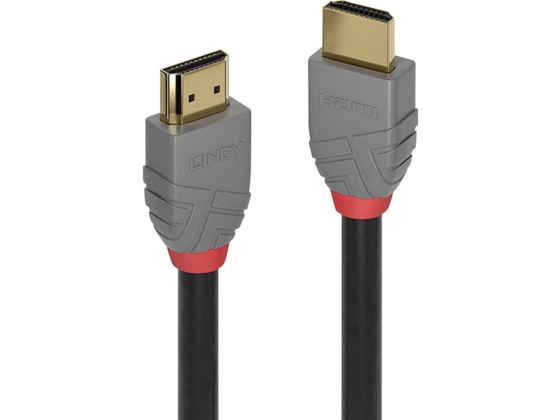 Lindy 36966, 7,5 M, Hdmi Type A (Standard), Hdmi Type A (Standard), 3D, 10,2 Gbit/Sek., Sort, Grå