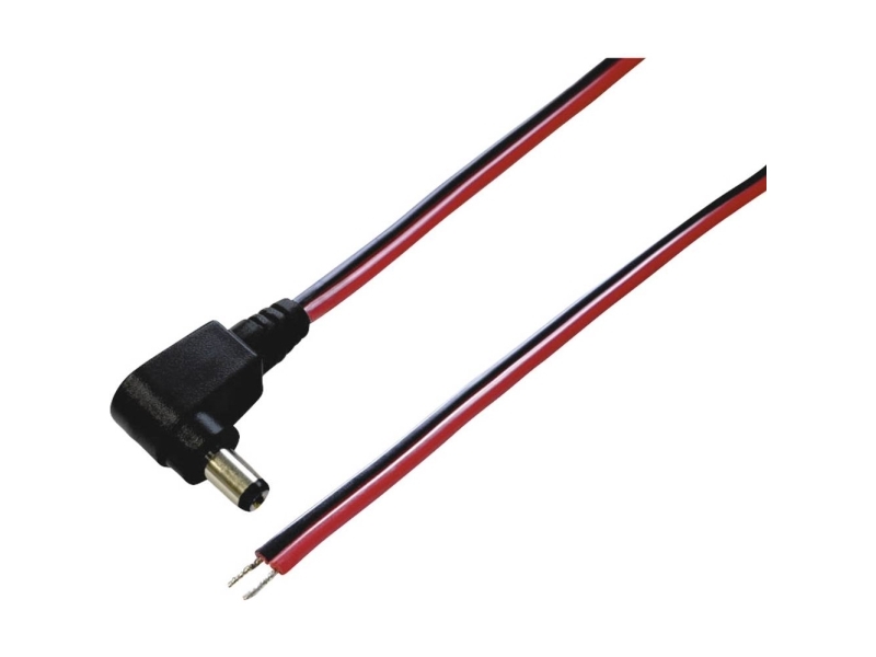 Bkl Electronic Lavvoltstilslutningskabel Lavspændingsstik - Åben Ende 5.50 Mm 2.10 Mm 30.00 Cm 1 Stk