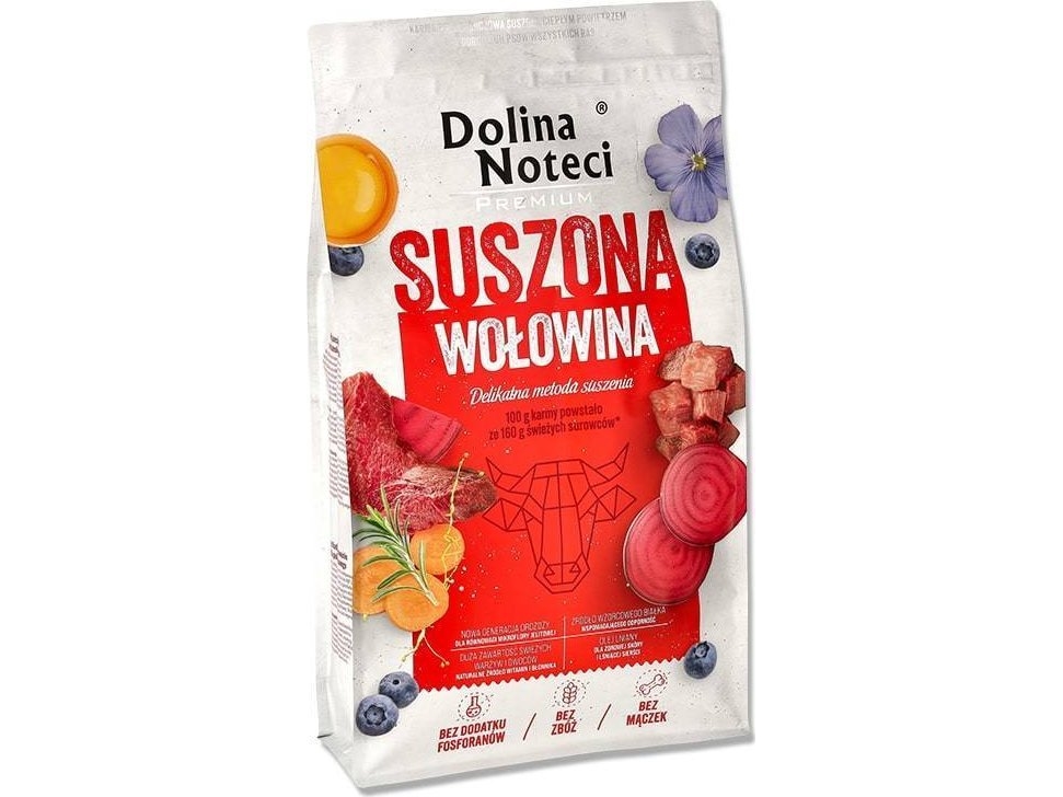 Dolina Noteci Premium Oksekød - Tørret Hundefoder - 9 Kg