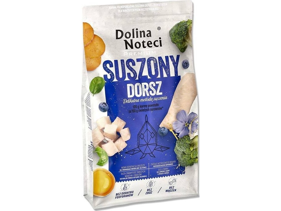 DOLINA NOTECI Premium torsk - tørret hundefoder - 9 kg