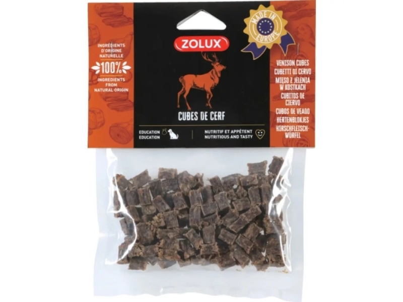 Zolux Hirschwürfel - Hundeleckerli - 100G