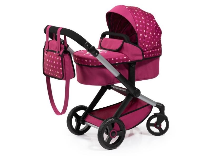 Bayer Design Combi-lastenrattaat XEO, tumma vaaleanpunainen